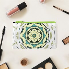 Circle Vector Background Abstract Cosmetic Bag (xs)