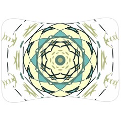 Circle Vector Background Abstract Velour Seat Head Rest Cushion