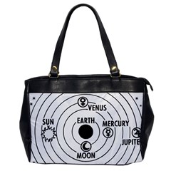 Earth Geocentric Jupiter Mars Oversize Office Handbag by HermanTelo