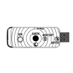 Earth Geocentric Jupiter Mars Portable Usb Flash (two Sides) by HermanTelo