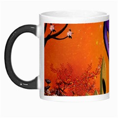 Funny Giraffe In The Night Morph Mugs by FantasyWorld7