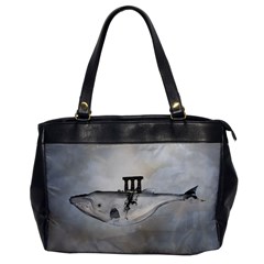 Awesome Whale In The Sky Oversize Office Handbag by FantasyWorld7