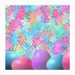 Eggs Happy Easter Rainbow Medium Glasses Cloth