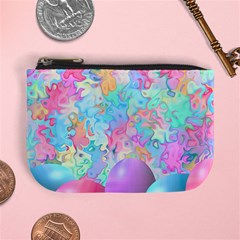 Eggs Happy Easter Rainbow Mini Coin Purse