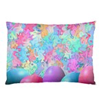 Eggs Happy Easter Rainbow Pillow Case (Two Sides) Front