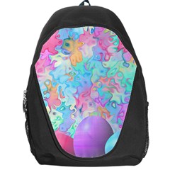 Eggs Happy Easter Rainbow Backpack Bag