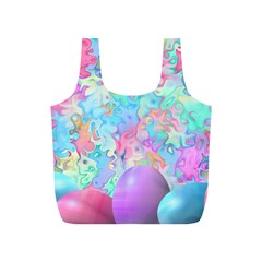 Eggs Happy Easter Rainbow Full Print Recycle Bag (s) by HermanTelo