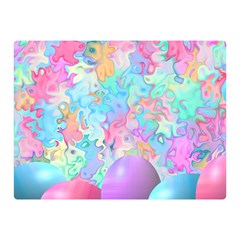 Eggs Happy Easter Rainbow Double Sided Flano Blanket (mini) 