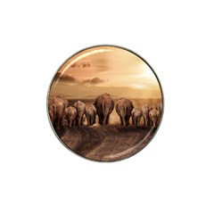 Elephant Dust Road Africa Savannah Hat Clip Ball Marker