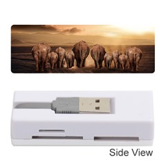 Elephant Dust Road Africa Savannah Memory Card Reader (stick)