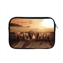 Elephant Dust Road Africa Savannah Apple Macbook Pro 15  Zipper Case by HermanTelo