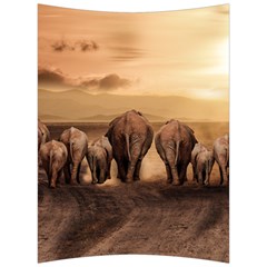 Elephant Dust Road Africa Savannah Back Support Cushion