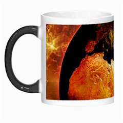 Earth Globe Water Fire Flame Morph Mugs