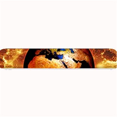 Earth Globe Water Fire Flame Small Bar Mats by HermanTelo