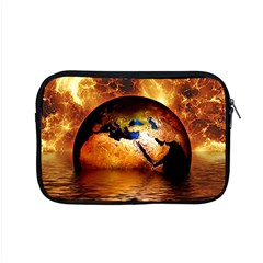 Earth Globe Water Fire Flame Apple Macbook Pro 15  Zipper Case