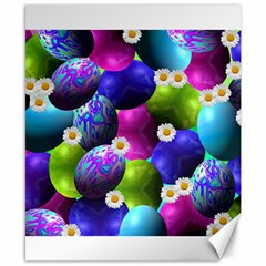 Eggs Happy Easter Canvas 8  X 10  by HermanTelo