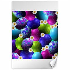 Eggs Happy Easter Canvas 12  X 18  by HermanTelo