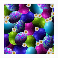 Eggs Happy Easter Medium Glasses Cloth by HermanTelo