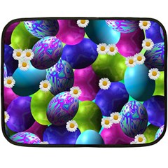 Eggs Happy Easter Fleece Blanket (mini)