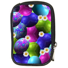 Eggs Happy Easter Compact Camera Leather Case