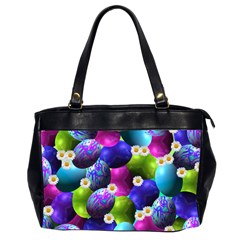 Eggs Happy Easter Oversize Office Handbag (2 Sides)