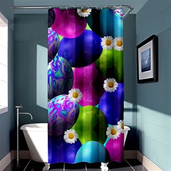 Eggs Happy Easter Shower Curtain 36  X 72  (stall) 