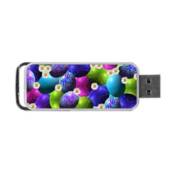 Eggs Happy Easter Portable Usb Flash (two Sides)