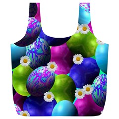 Eggs Happy Easter Full Print Recycle Bag (xl)