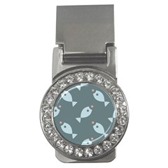 Fish Star Water Pattern Money Clips (cz)  by HermanTelo