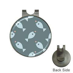 Fish Star Water Pattern Hat Clips With Golf Markers