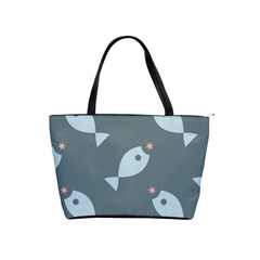 Fish Star Water Pattern Classic Shoulder Handbag