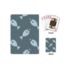 Fish Star Water Pattern Playing Cards (mini)