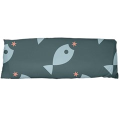 Fish Star Water Pattern Body Pillow Case (dakimakura)