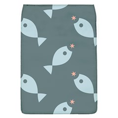 Fish Star Water Pattern Removable Flap Cover (l)