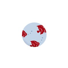 Fish Red Sea Water Swimming 1  Mini Buttons by HermanTelo