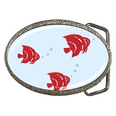 Fish Red Sea Water Swimming Belt Buckles