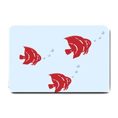 Fish Red Sea Water Swimming Small Doormat 