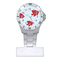 Fish Red Sea Water Swimming Plastic Nurses Watch