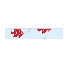 Fish Red Sea Water Swimming Flano Scarf (mini) by HermanTelo