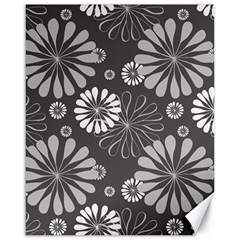 Floral Pattern Canvas 16  X 20 