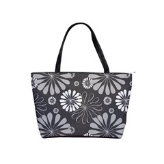 Floral Pattern Classic Shoulder Handbag