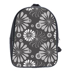 Floral Pattern School Bag (large)