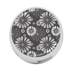 Floral Pattern 4-port Usb Hub (one Side) by HermanTelo