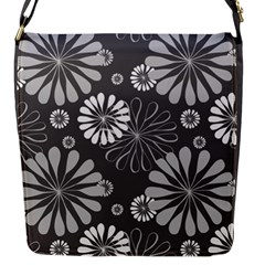 Floral Pattern Flap Closure Messenger Bag (s)