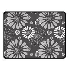 Floral Pattern Double Sided Fleece Blanket (small) 