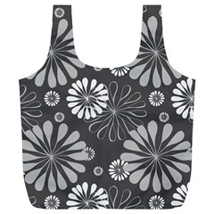 Floral Pattern Full Print Recycle Bag (xl)