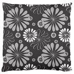 Floral Pattern Standard Flano Cushion Case (One Side) Front