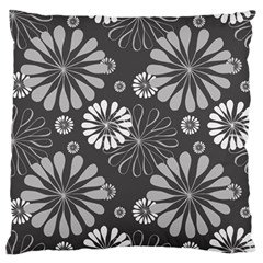 Floral Pattern Standard Flano Cushion Case (two Sides)