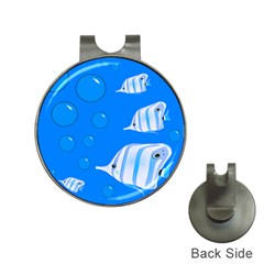 Fish School Bubbles Underwater Sea Hat Clips With Golf Markers