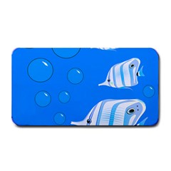 Fish School Bubbles Underwater Sea Medium Bar Mats